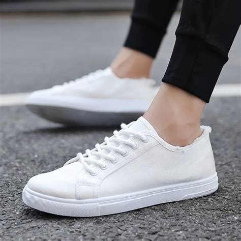 best white canvas shoes men.